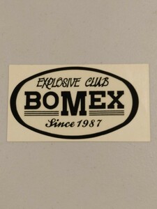 BOMEX　ステッカー　ボメックス　★　BOMEX Racing　ドレスアップ　ドリフト　旧車　チューニング　