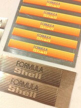 Shell　昭和シェル石油　Formula Shell　ステッカー　セット　★　ハイオク　ガソリン　燃料　★　F-1　Formula-１ _画像3