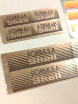 Shell　昭和シェル石油　Formula Shell　ステッカー　セット　★　ハイオク　ガソリン　燃料　★　F-1　Formula-１ _画像2