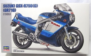  Hasegawa bike plastic model [1/12 Suzuki GSX-R750(G) (GR71G)] new goods 