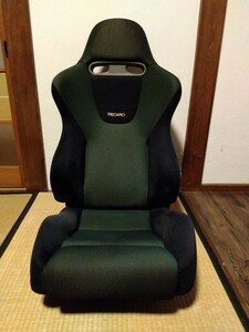 CL7 ユーロR レカロシート(運転席側で使用)　Honda EuroR Recaro Seat セミバケ ブラック　