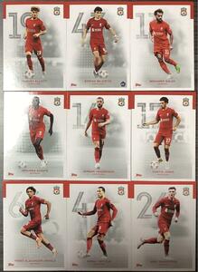 【27枚セット】2022/23 Topps Liverpool Team Set Alexander-Arnold Mohamed Salah Darwin Nunez Kenny Dalglish Ian Rush リバプール