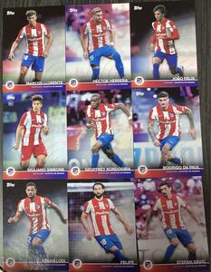 【アトレティコマドリード 35枚セット】Topps Atletico Madrid Team Set Antoine Griezmann Luis Suarez Joao Felix Simeone Koke 