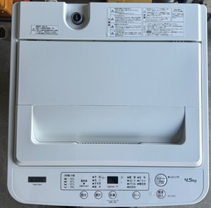 【特価セール】ヤマダセレクト 全自動洗濯機 YWM-T45H1 2021年製 4.5ｋｇ 