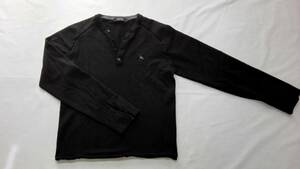 【正規品】中古美品 BURBERRY／ バーバリー ブラックレーベル レディース 長袖ニット 黒 SIZE 2 #yb-93