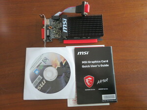 MSI製 GeForce GT710(PCI Express接続) LOW PROFILE対応 GT710 2GD3H LP