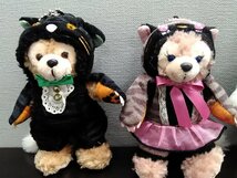 ディズニー TDR ダッフィー シェリーメイジェラトーニ 3点 ぬいぐるみバッジ ハロウィン 7C24 【60】_画像2