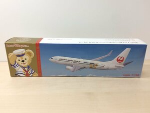 ディズニー 《未使用品》TDS ダッフィー JAL ハッピージャーニーエクスプレス 飛行機 模型 フィギュア ボーイング 6A13 【80】