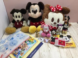 ★◇ディズニー 《大量セット》《未開封品あり》ミッキー＆ミニーグッズ 16点 ぬいぐるみほか 8X60 【大型】