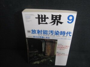 世界　2011.9　放射能汚染時代　シミ日焼け強/REW