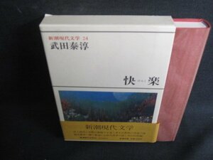 新潮現代文学24　武田泰淳　カバー破れ有シミ日焼け有/SDJ