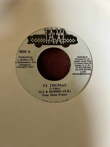 レゲエ大名盤 SLY&ROBBIE-ST.THOMAS (c/w)THERE FOR YOU 7インチ盤