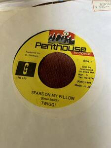 レゲエ名盤 TWIGGI-TEARS ON MY PILLOW 7インチ盤