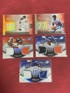 upper deck game-used card ultimate achievement winning materials MLB 野球カード　ジャージカード 