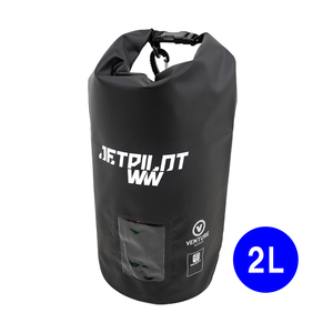 JETPILOT( jet Pilot ) VENTURE 2L DRY SAFE BAG water proof bag Matt Black(2 Ritter )#acs21909