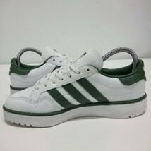 adidas アディダス スニーカー シューズ 靴 22cm ホワイト×グリーン系 FY2720 Team Court _画像5