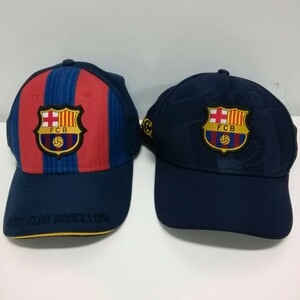 FCB FC BARCELONA バルセロナ キャップ 帽子 2点セット まとめて 