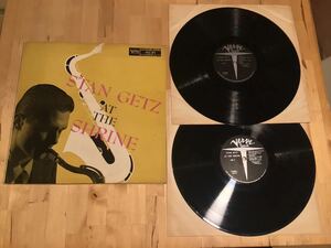 【2LP】STAN GETZ / AT THE SHRINE (MG V-8188-2) / スタン・ゲッツ / GATEFOLD MONO / 1957年US盤