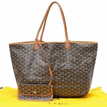 GOYARD ゴヤール サンルイ PM ポーチ付　トートバッグ メンズ レディース_画像1