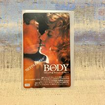 未使用　テレホンカード マドンナ　Madonna テレカ　ＢＯＤＹ　非売品　映画　販促品　レア　ウィレム・デフォー_画像1