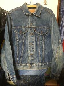 2401ビンテージ70'sリーバイスLEVI'S70505BIGビッグサイズBIG E直後デニムDENIMジャケットOLDオールド4thジージャン色落ち3rd古着USED