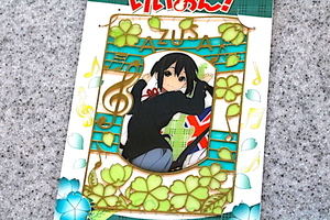 【送料無料】 中野 梓 ステンドグラス カード けいおん! K-ON! 放課後ティータイム HTT 京都アニメーション 京アニ