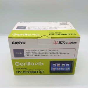 SANYO Gorilla Plus サンヨー ゴリラプラス NV-SP200DT(S) 自動車 カーナビ 5.0V型 ワンセグ モニター アダプター セット tp-23x1261
