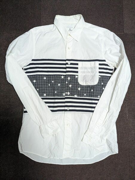 uniform experiment パッチワークシャツ　Sサイズ