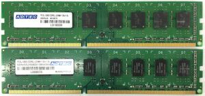 [8GB×2 pieces set ] low voltage version ADTEC PC3L-12800(DDR3L-1600) total 16GB used memory desk top DDR3L prompt decision operation guarantee [ free shipping ]