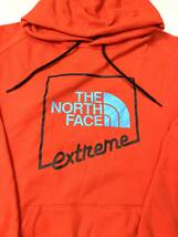 【B】【9769】☆★THE NORTH FACE ノースフェイス エクストリーム フーディー ファイヤリー レッド スウェット パーカー トレーナー☆★ _画像3