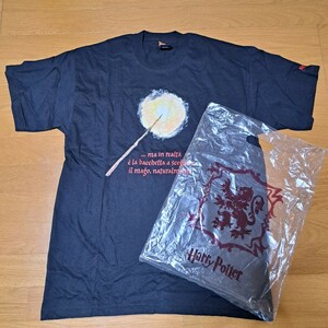 【未使用】ハリーポッター　Tシャツ　ブラック　Lサイズ　XLサイズ　Harry Potter　原作柄