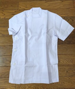  new goods * for man two piece white garment short sleeves M size ( nursing . nurse .. nursing . helper li is bili medical care .. person uniform costume uniform 