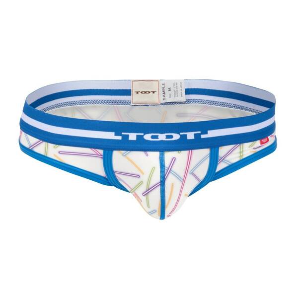 TOOT ネオンプリントTバック TB23S006 ブルー Sサイズ 新品 完売品
