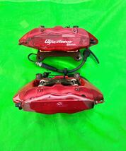 アルファロメオ 940◆ジュリエッタ 純正■brembo■4POT フロント ブレーキ キャリパー 左右_画像1