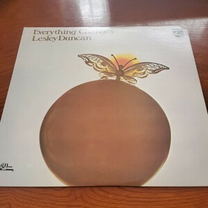 【57】LPレコードEVERYTING CHANGES LESLEY DUNCAN　　【80サイズ】