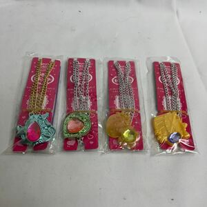 未使用 セボンスター ネックレス 40th Anniversary 4点セット ペンギン ハート いちご 太鼓 お菓子玩具 ペンダント