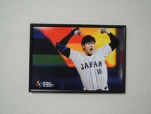 A4 額付き ポスター 大谷翔平 shohei ohtani メキシコ戦 WBC サムライ 咆哮！気合！_画像3