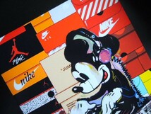 A4 額付き ポスター ミッキーマウス DJ ナイキ スニーカー 部屋 ストリート Mickey Mouse_画像2