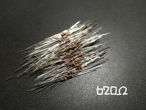 カーボン抵抗 620Ω 1/6Ｗ 誤差5% 100本セット