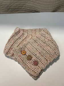 ネックウォーマー　ハンドメイド　かぎ針