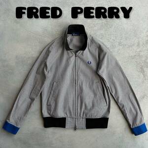 美品 FRED PERRY スイングトップ ブルゾン 千鳥格子 ギンガムチェック