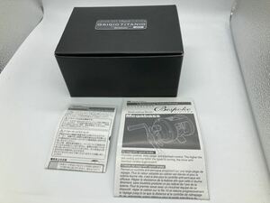 空箱 付属品のみ　メガバス モノブロック グリジオ チタニオ 左 Megabass MONOBLOCK GRIGIO TITANIO LEFT