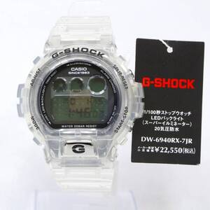 Модель 40-й годовщины G-Shock ◆ Неиспользованная ◆ Casio [G-Shock] DW-6940RX-7JR / CLEAR SKELETON / BOX ОПИСАТО