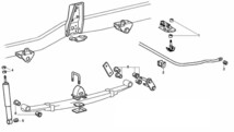 SIBERIAN BUSHING スタビライザー用ウレタンブッシュ ダイナ150/トヨエースＧ15 LY211 Frサスペンション 2個 1-01-526 48815-26060/48815-_画像3