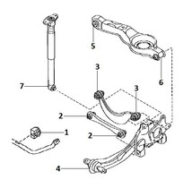 SIBERIAN BUSHING アッパーアーム用ウレタンブッシュ プレマシー CR3W Rr サスペンション 1個 4-06-2475 6M51 5500-BA/98AG 5500-AG/BBM2-_画像3