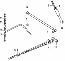 SIBERIAN BUSHING/シベリアンブッシング ショックアブソーバー用ウレタンブッシュ パジェロ V23W Rrサスペンション 4個 3-03-1405 MB633909_画像3