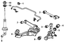 SIBERIAN BUSHING ショックアブソーバー・アッパーマウント用ウレタンブッシュ エディックス BE4 Rrサスペンション 4個 7-03-3049 52631-S_画像3