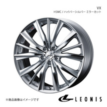 LEONIS/VX プリウス 30系 アルミホイール1本【15×6.0J 5-100 INSET45 HSMC(ハイパーシルバー ミラーカット)】0033241_画像1