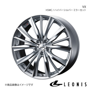 LEONIS/VX エルグランド E51 FR アルミホイール1本【16×7.0J 5-114.3 INSET42 HSMC(ハイパーシルバー ミラーカット)】0033253