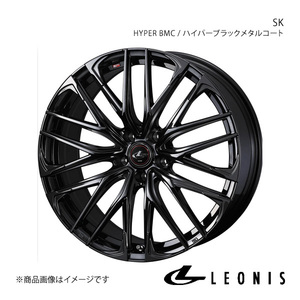 LEONIS/SK フレアクロスオーバー MS52S/MS92S ホイール1本【15×4.5J 4-100 INSET45 HYPER BMC(ハイパーブラックメタルコート)】0040964